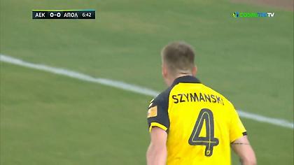 ΑΕΚ-Απόλλων: Προβάδισμα με Σιμάνσκι η «Ένωση»