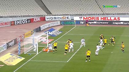 ΑΕΚ-Απόλλων: VAR… απόντος, ο Τσιντώτας απέτρεψε την ισοφάριση