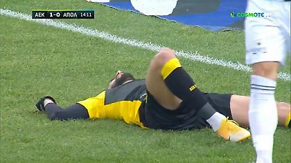 AEK-Απόλλων: Μεγάλη ευκαιρία Ολιβέιρα για το 2-0