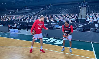 Η προπόνηση του Ολυμπιακού στο Κάουνας (pics)