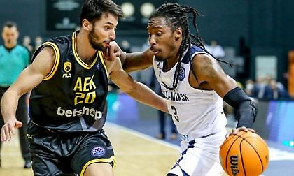 BCL: Με τον Λάουρι από το Τσμόκι Μινσκ – ΑΕΚ στην κορυφή το Top5 της εβδομάδας