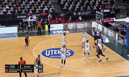 Ζαλγκίρις-Ολυμπιακός: «Ερυθρόλευκο» σερί 9-0 στη δεύτερη περίοδο! (vid)