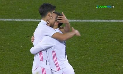 Τρία γκολ σε ένα ημίχρονο η Ρεάλ, επιστροφή στο σκοράρισμα για Αζάρ (vids)
