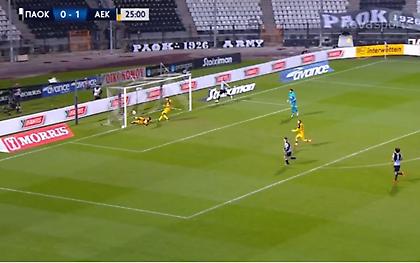 ΠΑΟΚ-ΑΕΚ: Η σωτήρια επέμβαση του Σβάρνα