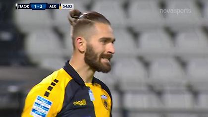 ΠΑΟΚ-ΑΕΚ: Παραλίγο 1-3 ο Λιβάγια από φοβερή ενέργεια Γκαρσία