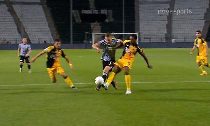 ΠΑΟΚ-ΑΕΚ: Το πέναλτι που ζήτησαν οι γηπεδούχοι (video)