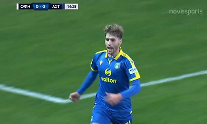 Το 1-0 του Αστέρα κόντρα στον ΟΦΗ με τον Τζίμα (video)