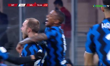 Η φαουλάρα του Έρικσεν έστειλε την Ίντερ στα ημιτελικά (video)