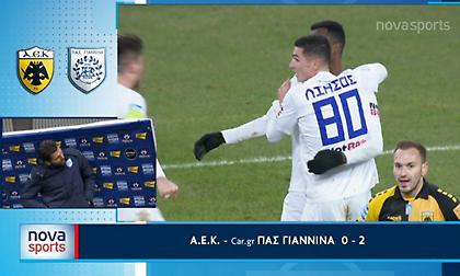 AEK-ΠΑΣ Γιάννινα: Το...ατύχημα του Λοντίγκιν