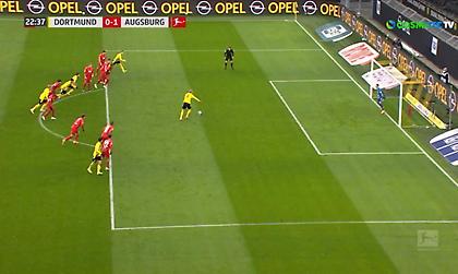 Τράνταξε το οριζόντιο δοκάρι με πέναλτι ο Χάλαντ (video)