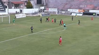 Δόξα Δράμας-Διαγόρας: Ο Μπαστακός το 0-1 μετά από κόντρες