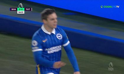 Η ωραία συνεργασία της Μπράιτον για το 1-0 επί της Τότεναμ! (video)