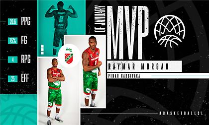 Παίκτης του μήνα στο BCL o άλλοτε «πράσινος» Μόργκαν
