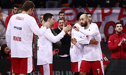 Χωρίς Σπανούλη και Βεζένκοφ ο Ολυμπιακός