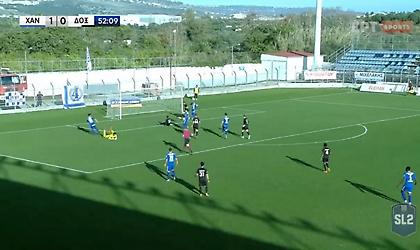 Χανιά-Δόξα Δράμας: Χάνει την ευκαιρία ο Μασένα για το 2-0!