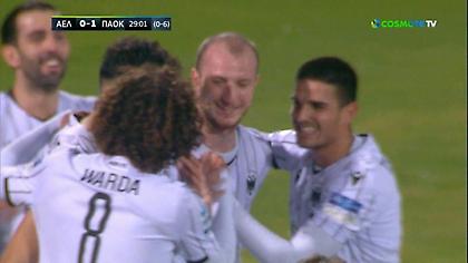 Δεύτερο γκολ ο ΠΑΟΚ με τον Κρμέντσικ (video)