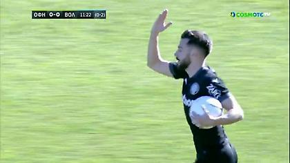 Γρήγορο προβάδισμα για ΟΦΗ, άμεση απάντηση του Βόλο (vids)