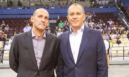 Παρουσία Αγγελόπουλων η προπόνηση του Ολυμπιακού