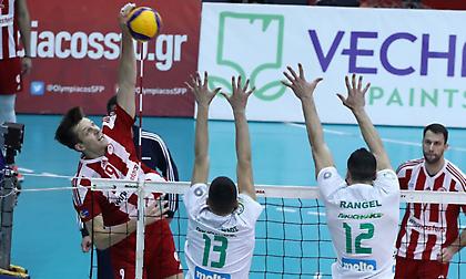 Ολυμπιακός-Παναθηναϊκός 3-0 σετ