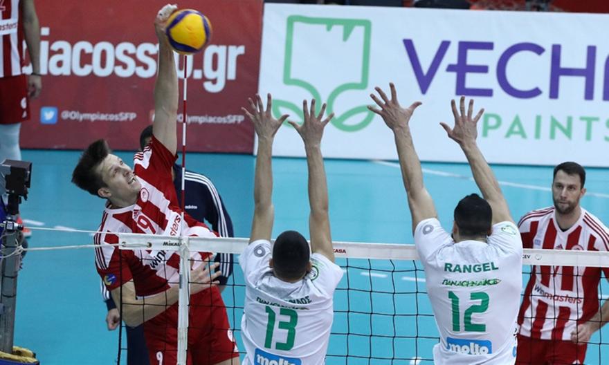 Ολυμπιακός-Παναθηναϊκός 3-0 σετ