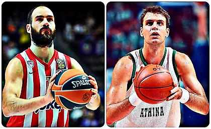 Ολυμπιακός-Παναθηναϊκός: Ο Σπανούλης ξεπερνά τον Αλβέρτη