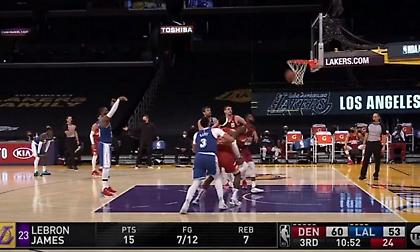 ΛεΜπρον: Air ball σε ελεύθερη βολή την ώρα που ο Ρέτζι Μίλερ τον αποθέωνε on air (video)