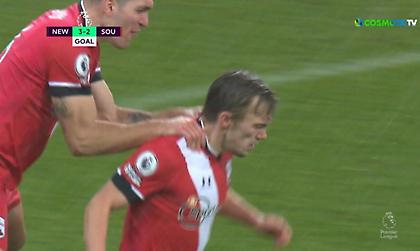 Σαν πέναλτι: Ακόμη μία γκολάρα του Γουόρντ-Πράουζ με εκτέλεση φάουλ (video)