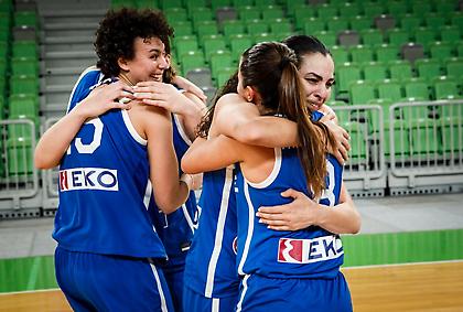 Οι πανηγυρισμοί της Εθνικής Γυναικών για την πρόκριση