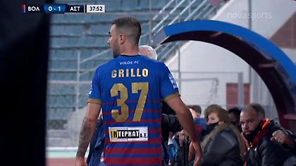 Βόλος-Αστέρας Τρ.: Ξέσπασε στην αλλαγή του ο Γκρίλο (video)