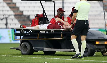 Στο νοσοκομείο με σοβαρή ζημιά στην ποδοκνημική ο Βιτλής - Του ανανεώνει το συμβόλαιο η ΠΑΕ