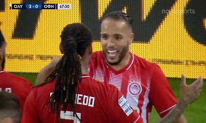 Ολυμπιακός-ΟΦΗ: Γκολ ο Ελ Αραμπί και το... μεσαίο δάχτυλο του Σεμέδο! (video)