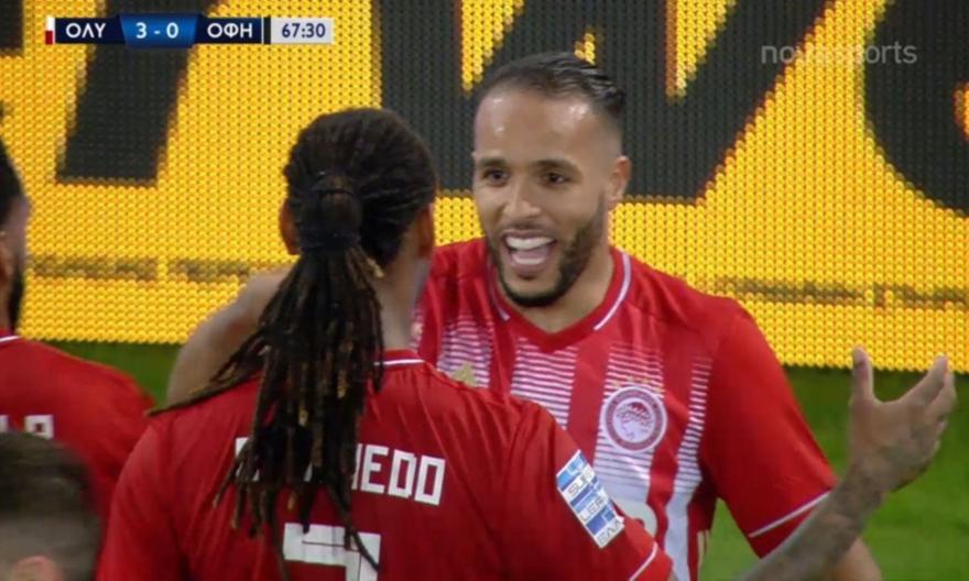 Ολυμπιακός-ΟΦΗ: Γκολ ο Ελ Αραμπί και το... μεσαίο δάχτυλο του Σεμέδο! (video)