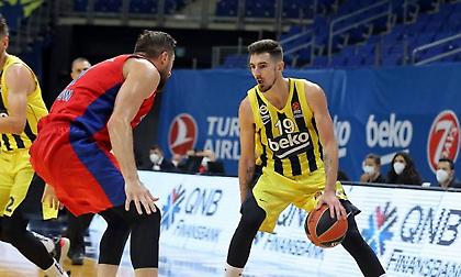 Ευρωλίγκα: Η Φενέρ κυνηγά την ΤΣΣΚΑ για το μεγαλύτερο φετινό νικηφόρο σερί
