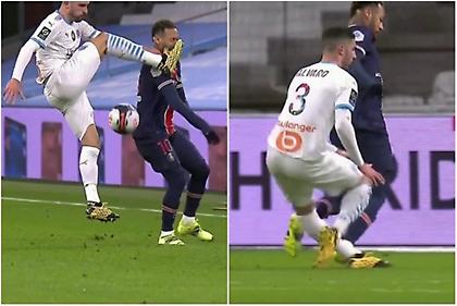 Ο Άλβαρο πήγε να κλωτσήσει τον Νεϊμάρ στο κεφάλι και μετά… τραυματίστηκε