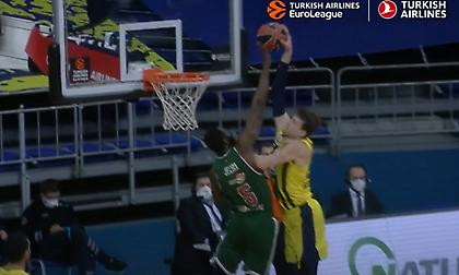 Τάπα του μήνα στην Ευρωλίγκα από τον Τζεκίρι στον Βέσελι