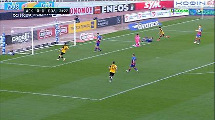Σε τέσσερα λεπτά τούμπαρε τον Βόλο η ΑΕΚ (video)