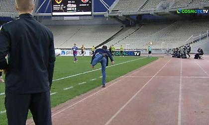 ΑΕΚ-Βόλος: Η προσπάθεια για… scorpion kick του Μανόλο Χιμένεθ (vid)