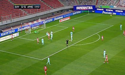 Ολυμπιακός-Άρης: Το δεύτερο γκολ του Χασάν για το 2-1 των Πειραιωτών! (vid)