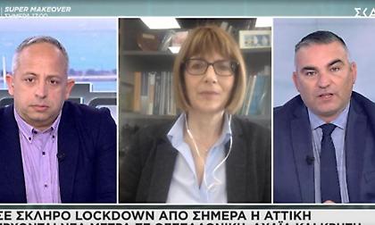 Τσολιά σε ΣΚΑΪ: Πιθανή η παράταση του lockdown – Δεν υπάρχουν περιθώρια