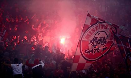 Στην προπόνηση του Ολυμπιακού για στήριξη αντιπροσωπεία οπαδών