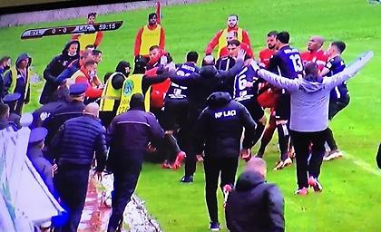 Πολύ ξύλο σε ματς του αλβανικού πρωταθλήματος (vid)