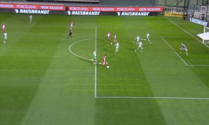 Παναθηναϊκός-Ολυμπιακός: Το άστοχο σουτ του Βρουσάι (video)