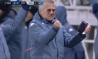 Παναθηναϊκός-Ολυμπιακός: Οι πανηγυρισμοί του Παναθηναϊκού μετά τη λήξη του ματς! (vid)