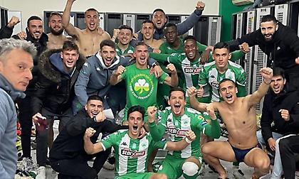 Το πανηγυρικό κλίμα στα αποδυτήρια του Παναθηναϊκού! (pic)