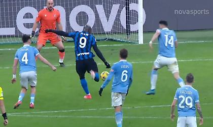 Ίντερ-Λάτσιο: «Χτύπησε» ξανά ο Λουκάκου και 2-0 (vid)