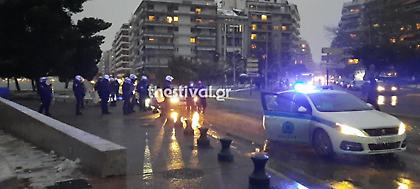 Θεσσαλονίκη: Ένταση και προσαγωγές σε συγκέντρωση κατά του lockdown