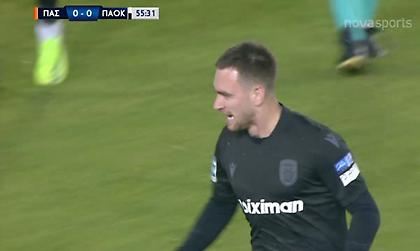 ΠΑΣ Γιάννινα-ΠΑΟΚ: Άνοιξε το σκορ ο Ζίβκοβιτς! (vid)
