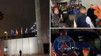 Φασαρία με βεγγαλικά στο ξενοδοχείο της Παρί από οπαδούς της Μπαρτσελόνα