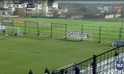 Γκολ με απευθείας κόρνερ στο Δόξα-Ιωνικός! (video)