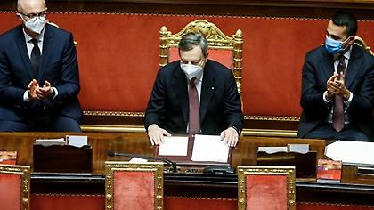 Ο Ντράγκι εξασφάλισε ψήφο εμπιστοσύνης από τη Γερουσία